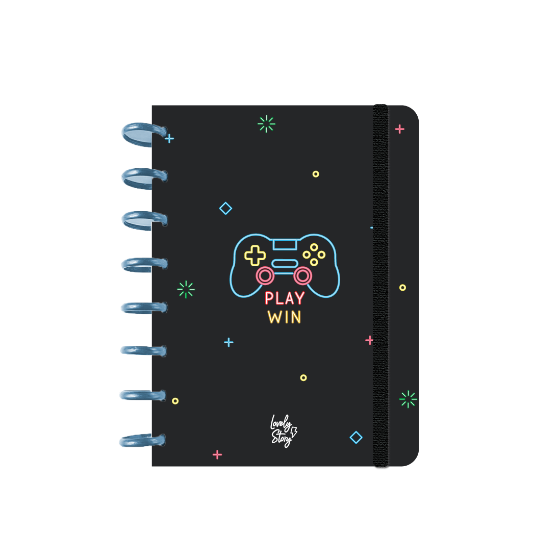 Cuaderno Smartbook Con Sistema de Discos  A5 – Neon Score