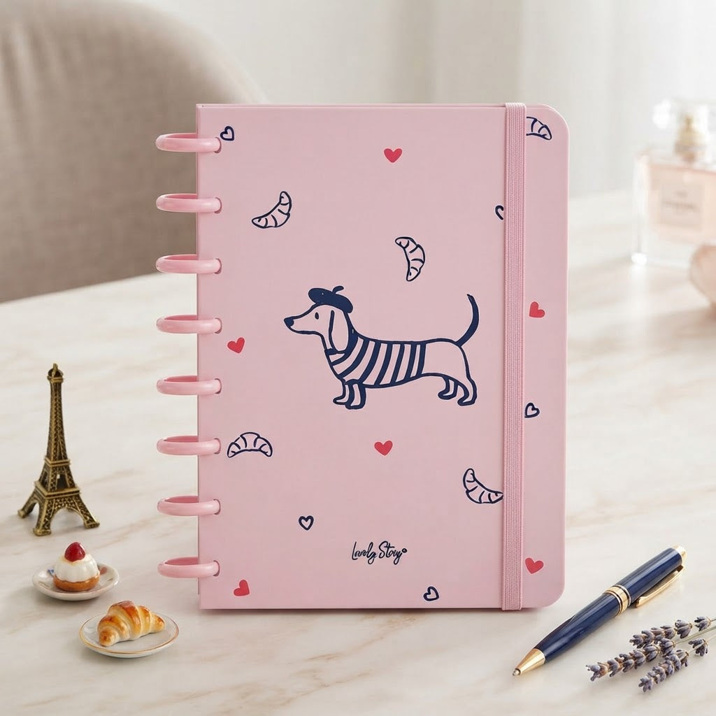 Cuaderno Smartbook Con Sistema de Discos  A5 – Velvet Paws
