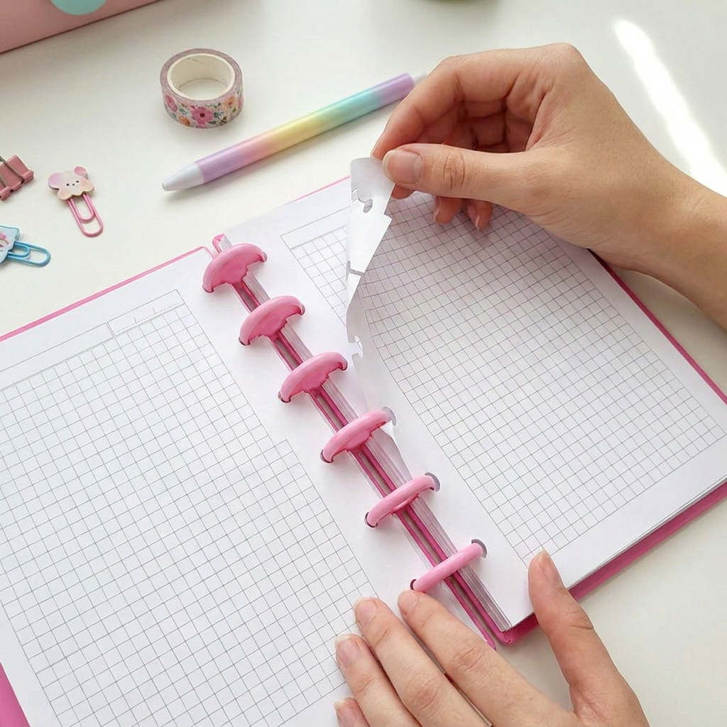 Cuaderno Smartbook Con Sistema de Discos  A5 – Velvet Paws