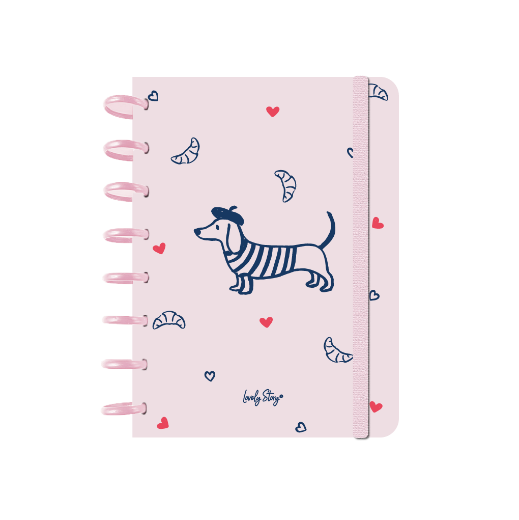 Cuaderno Smartbook Con Sistema de Discos  A5 – Velvet Paws