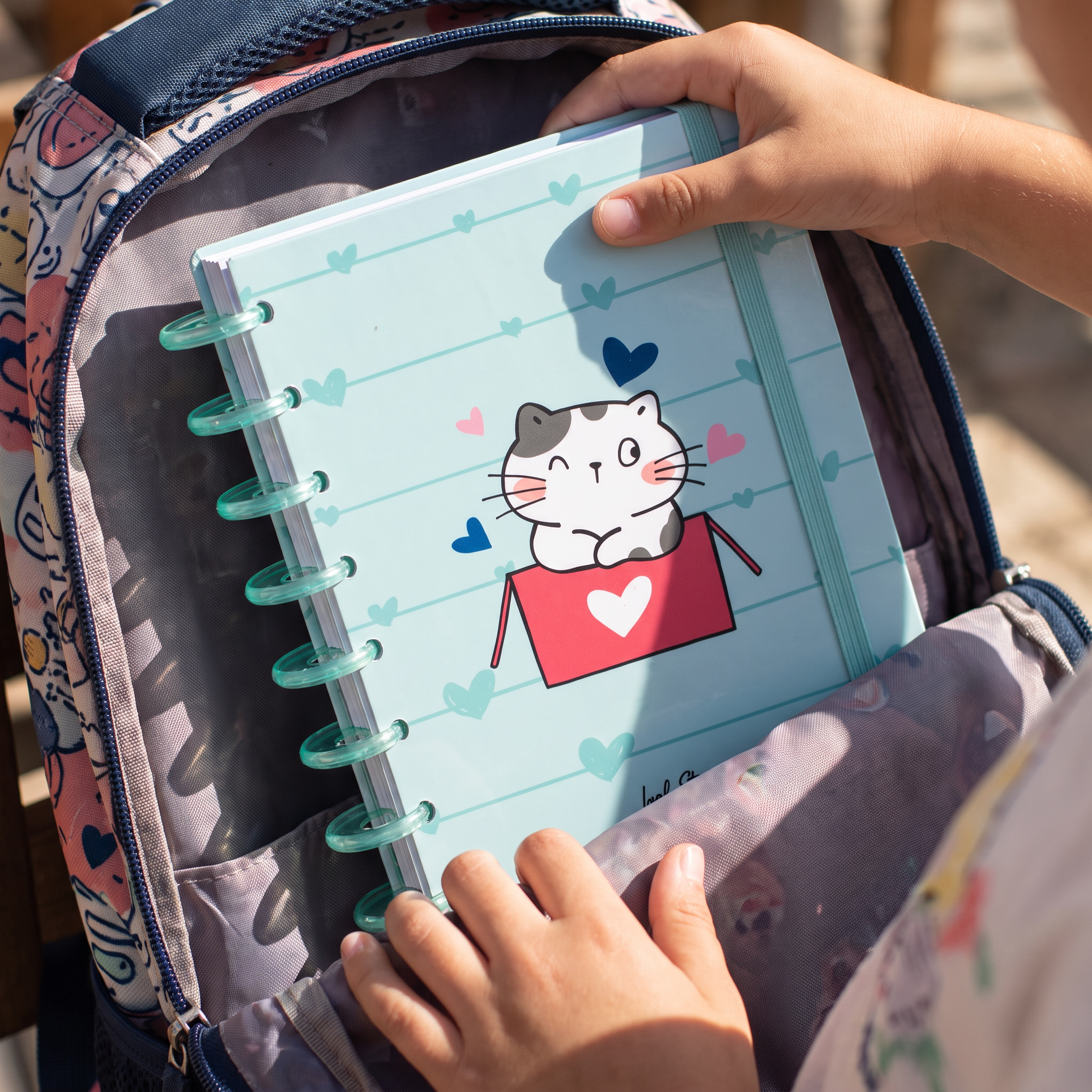 Cuaderno Smartbook Con Sistema de Discos  A5 – Cat Whiskers