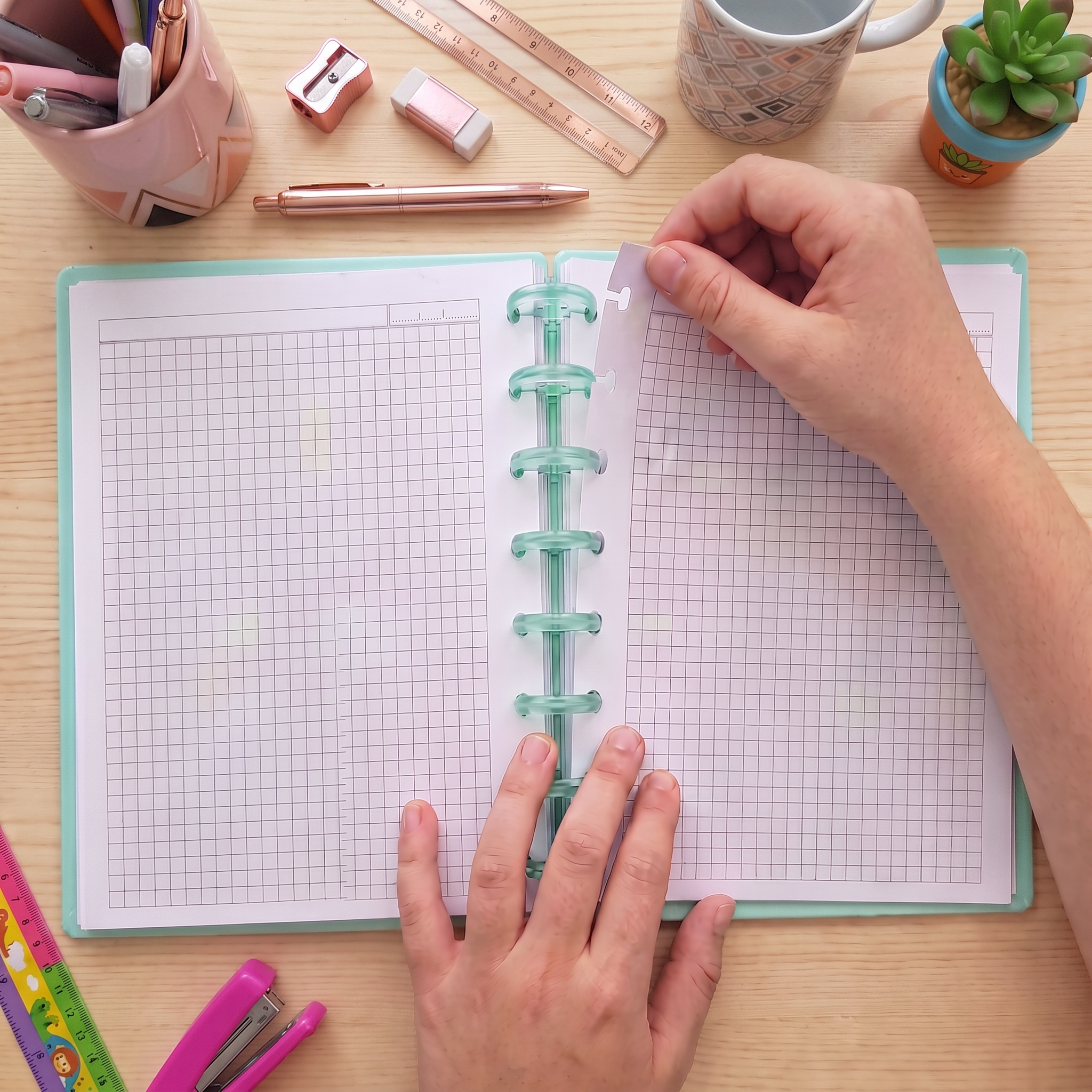 Cuaderno Smartbook Con Sistema de Discos  A5 – Cat Whiskers