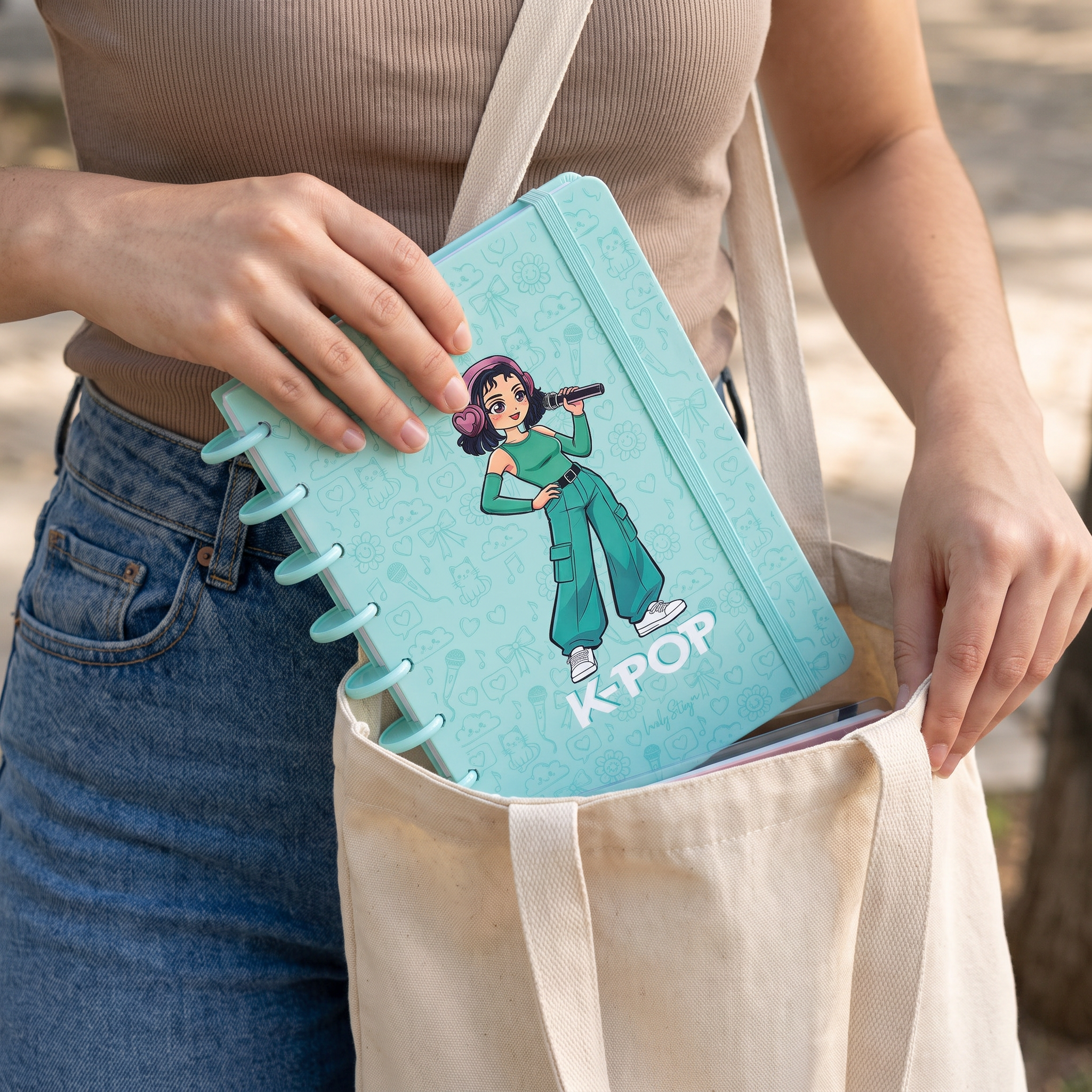 Cuaderno Smartbook Con Sistema de Discos – K-Pop | Lovely Story