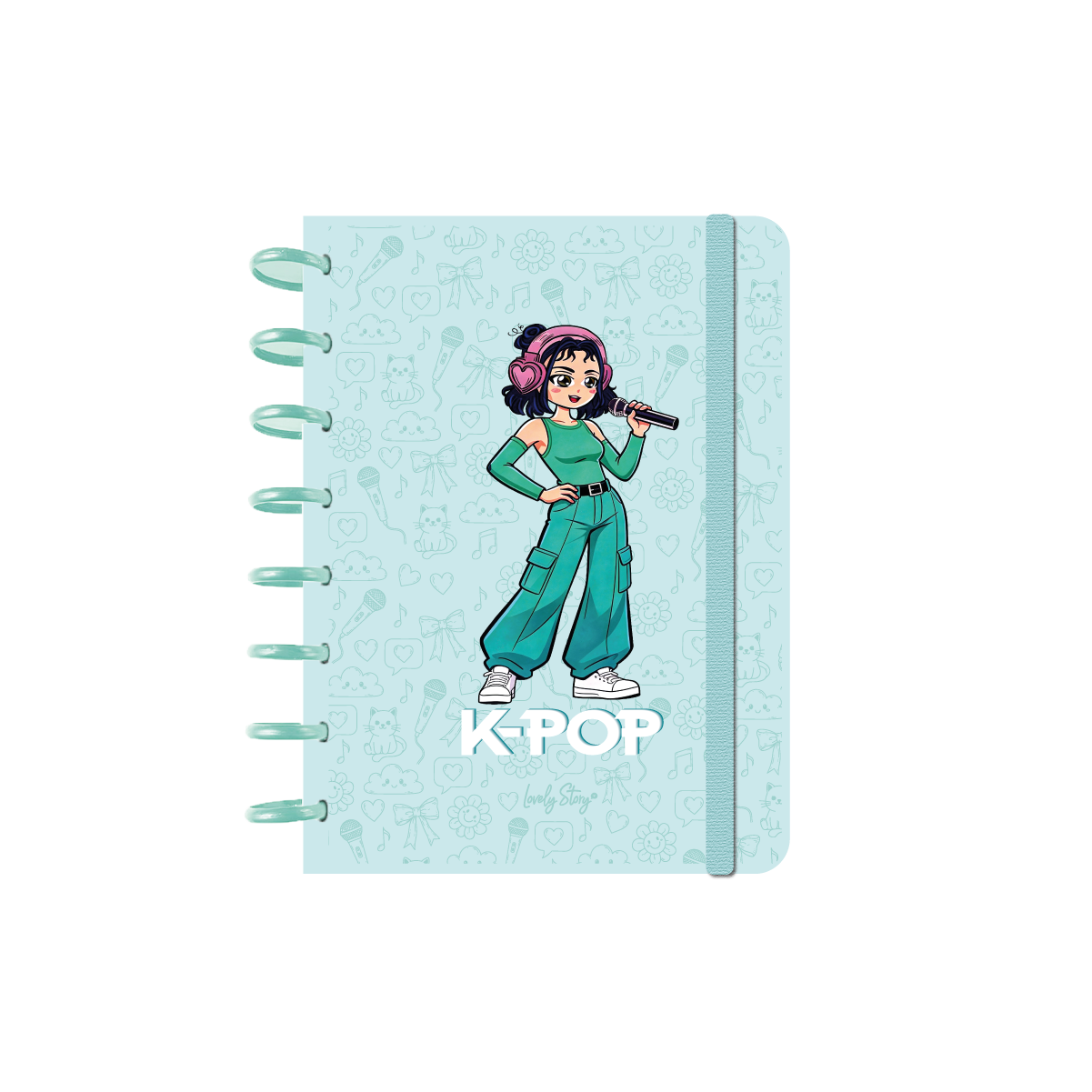 Cuaderno Smartbook Con Sistema de Discos – K-Pop | Lovely Story
