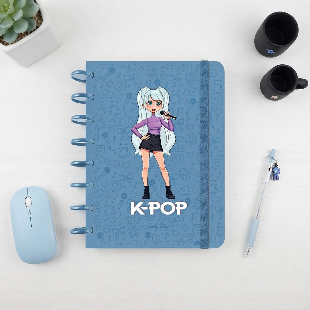 Cuaderno Smartbook Con Sistema de Discos – K-Pop | Lovely Story