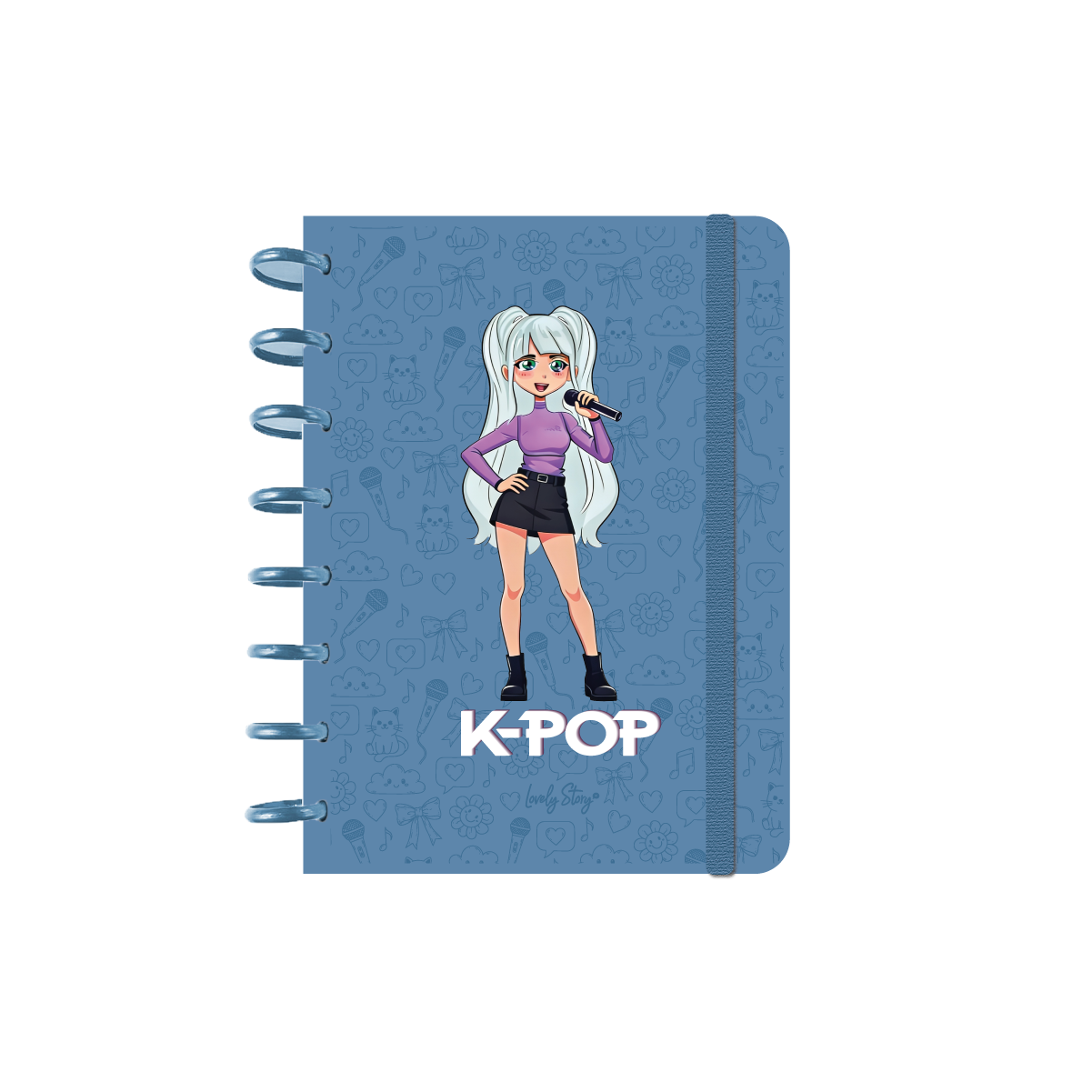Cuaderno Smartbook Con Sistema de Discos – K-Pop | Lovely Story