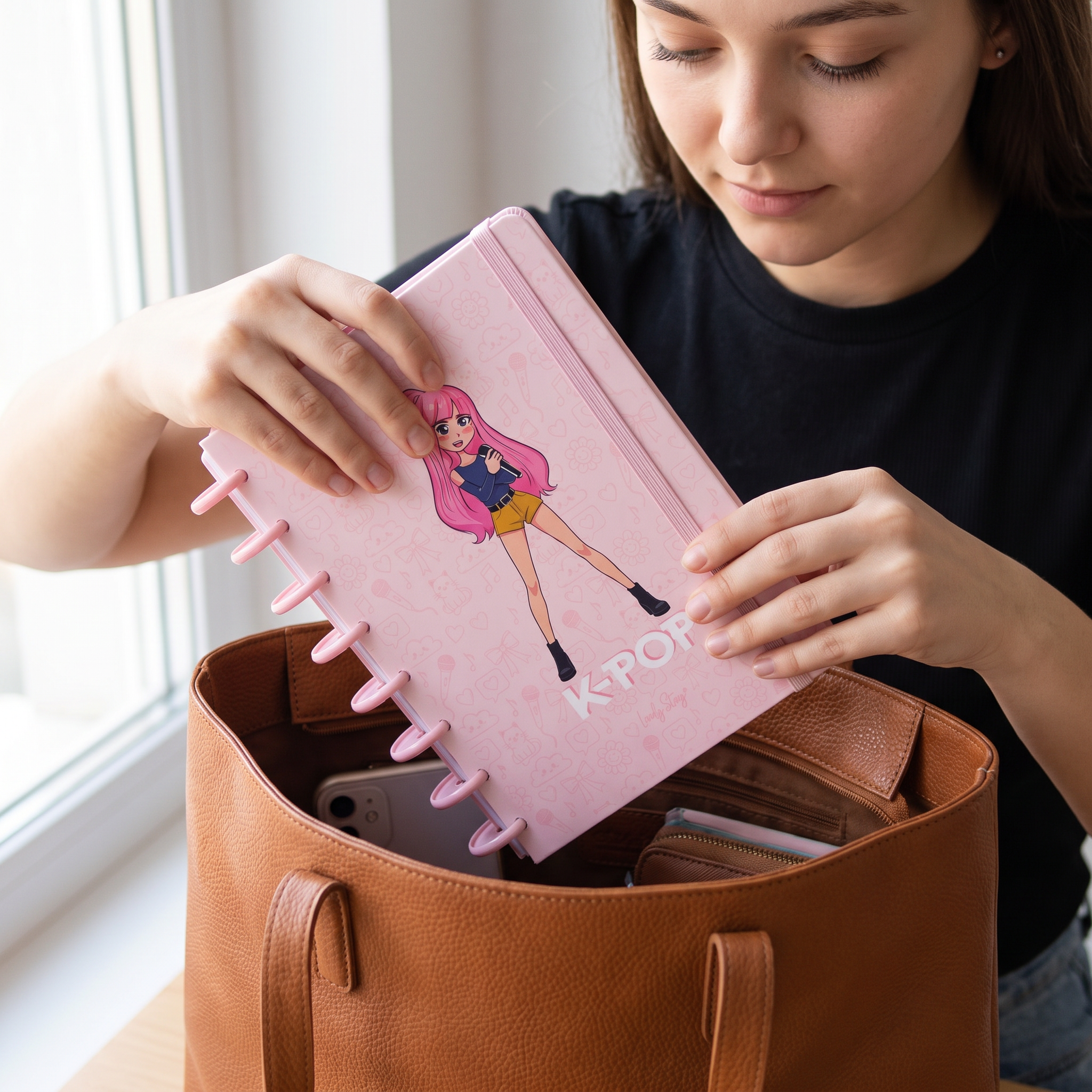 Cuaderno Smartbook Con Sistema de Discos – K-Pop | Lovely Story