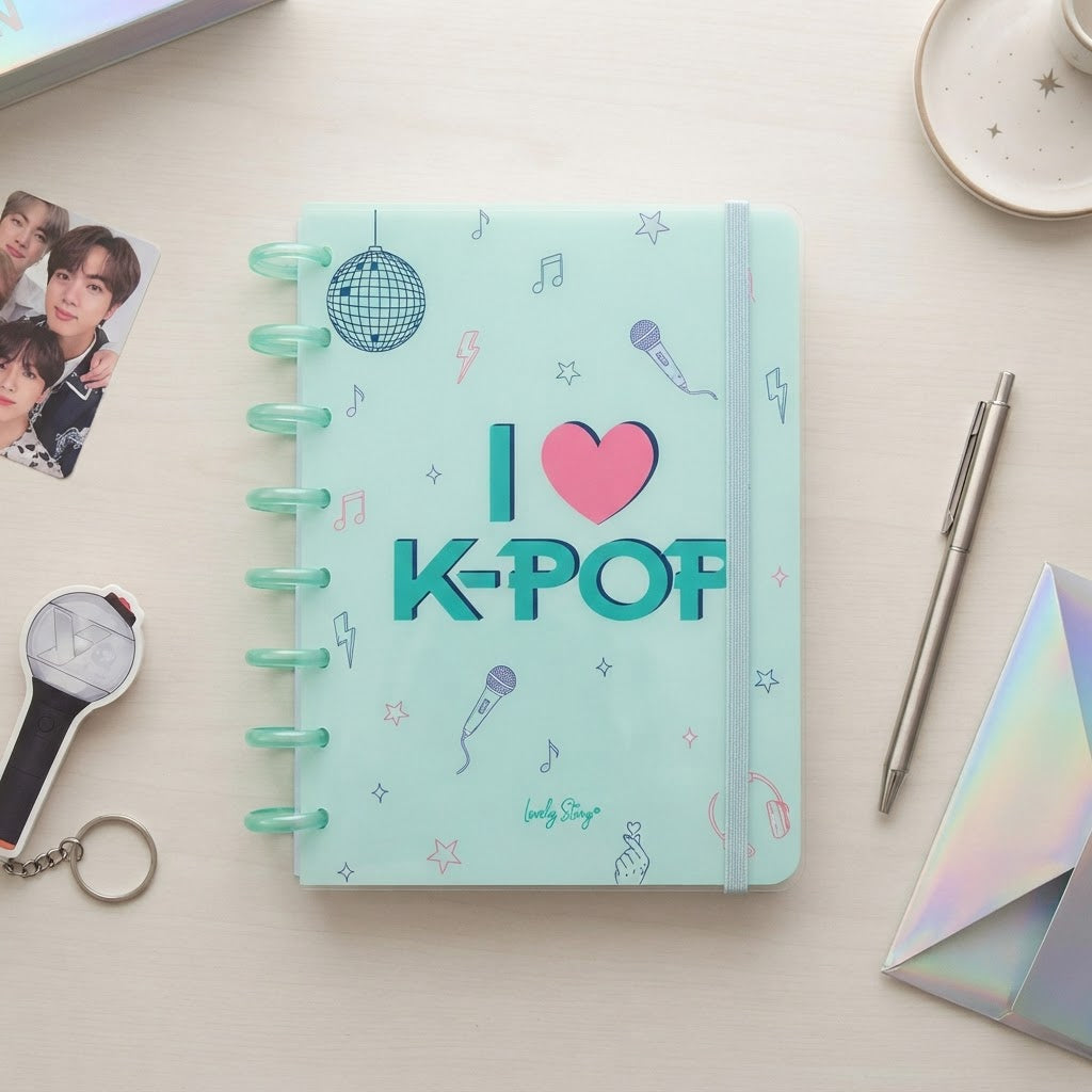 Cuaderno Smartbook Con Sistema de Discos – K-Pop | Lovely Story