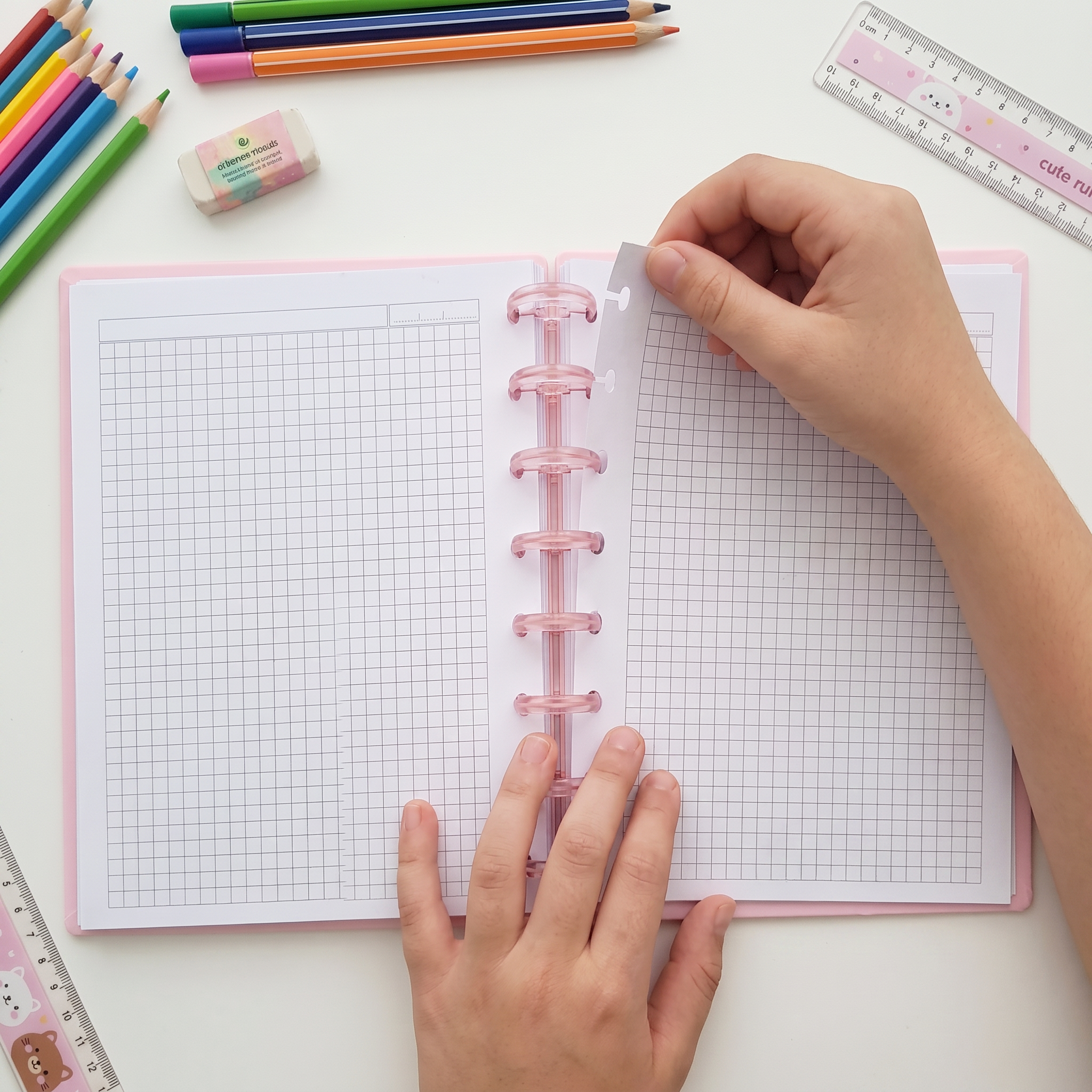 Cuaderno A5 Smart Book - Capi Music - Pink