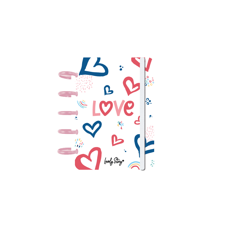Cuaderno A6 Smart Book - Love - Ice