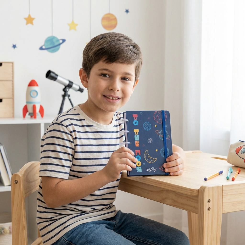 Cuaderno A6 Smart Book - To The Moon - Dark Blue