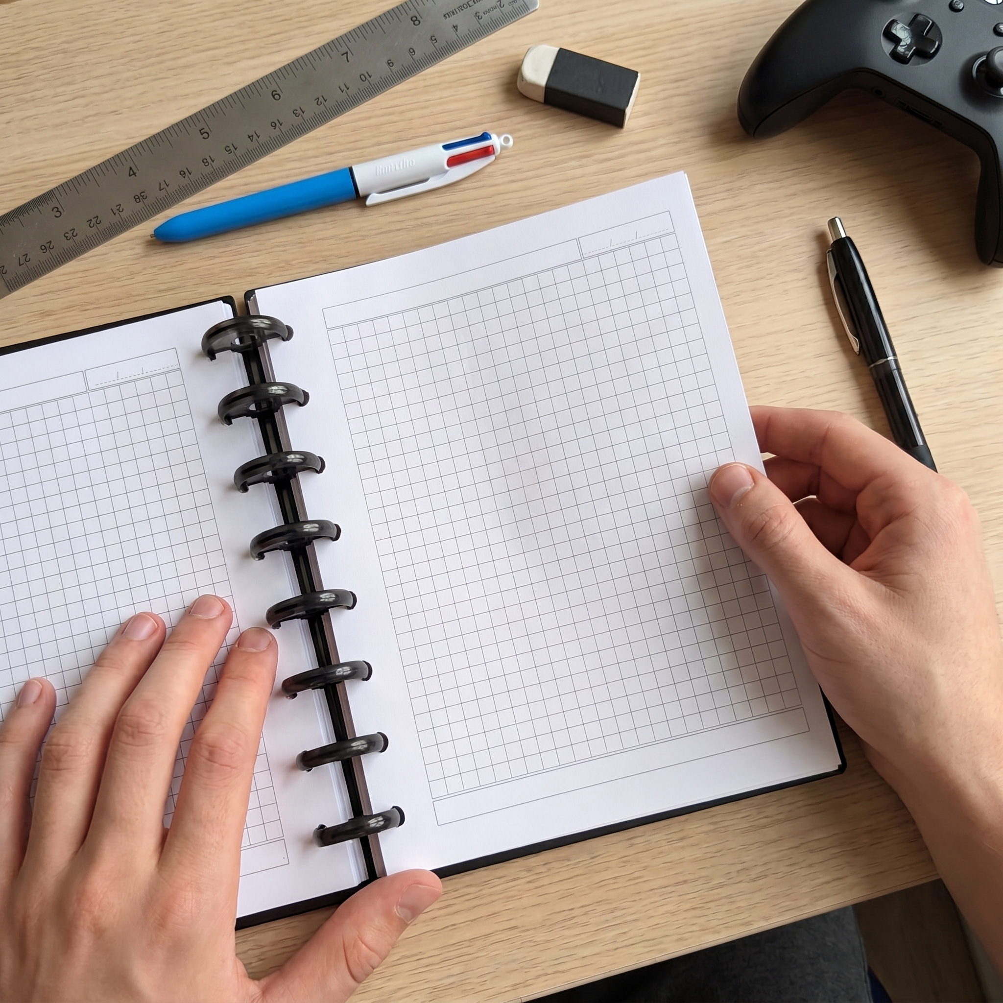 Cuaderno A6 Smart Book - Draconis - Black