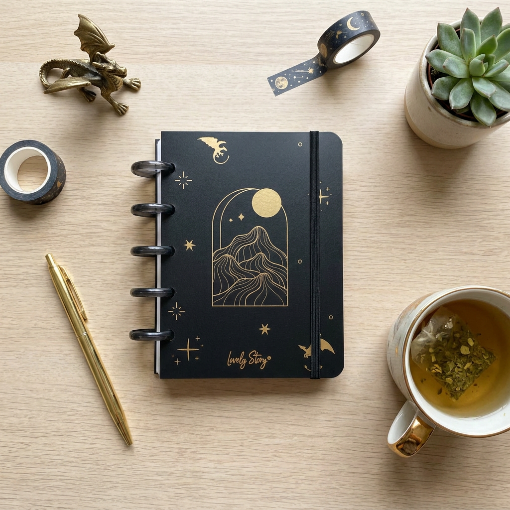Cuaderno A6 Smart Book - Draconis - Black