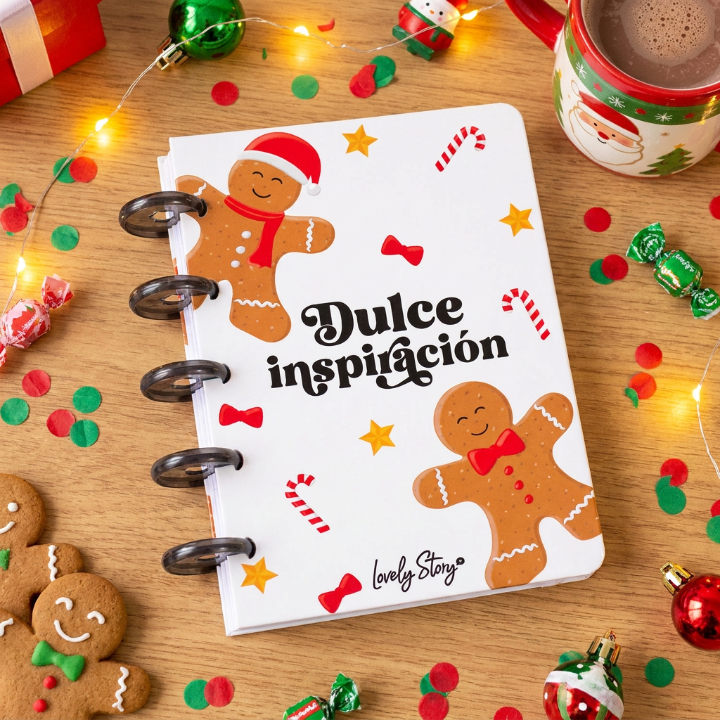 Cuaderno Smartbook con Sistema de Discos A6 – Navidad - Ice