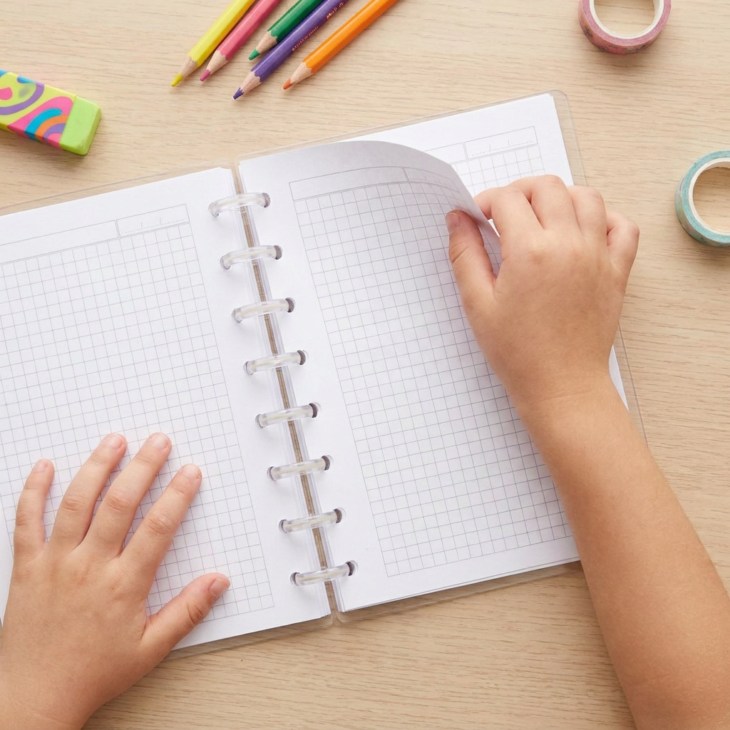 Cuaderno Smartbook con Sistema de Discos A6 – Navidad - Ice