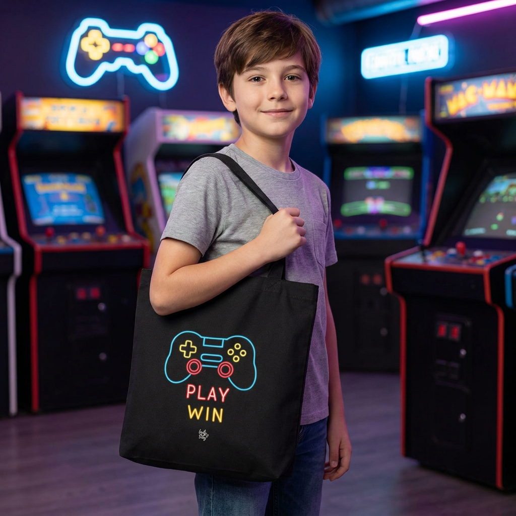 Tote Bag de Algodón - Neon Score