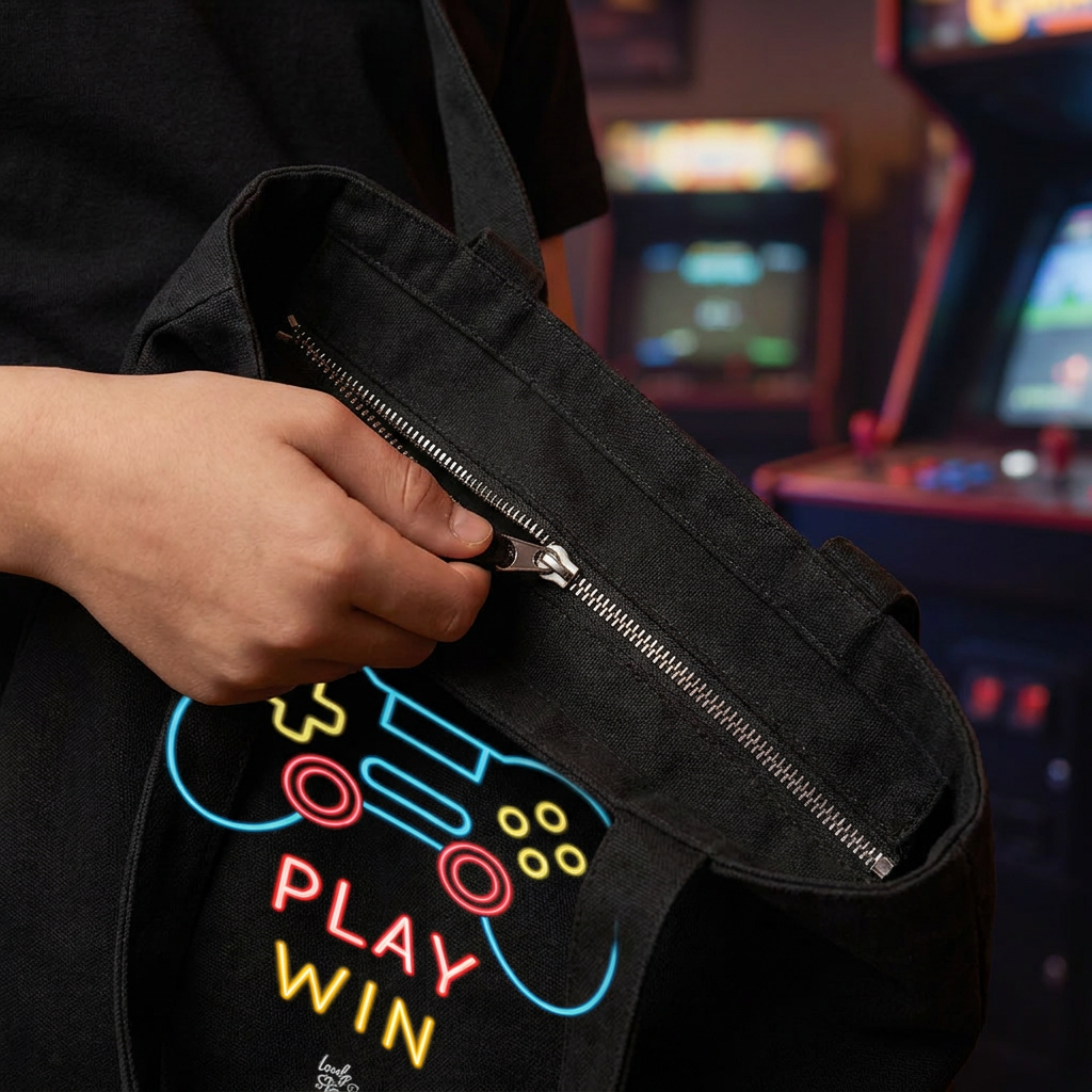 Tote Bag de Algodón - Neon Score