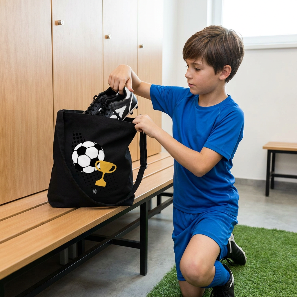 Tote Bag de Algodón - Football Match