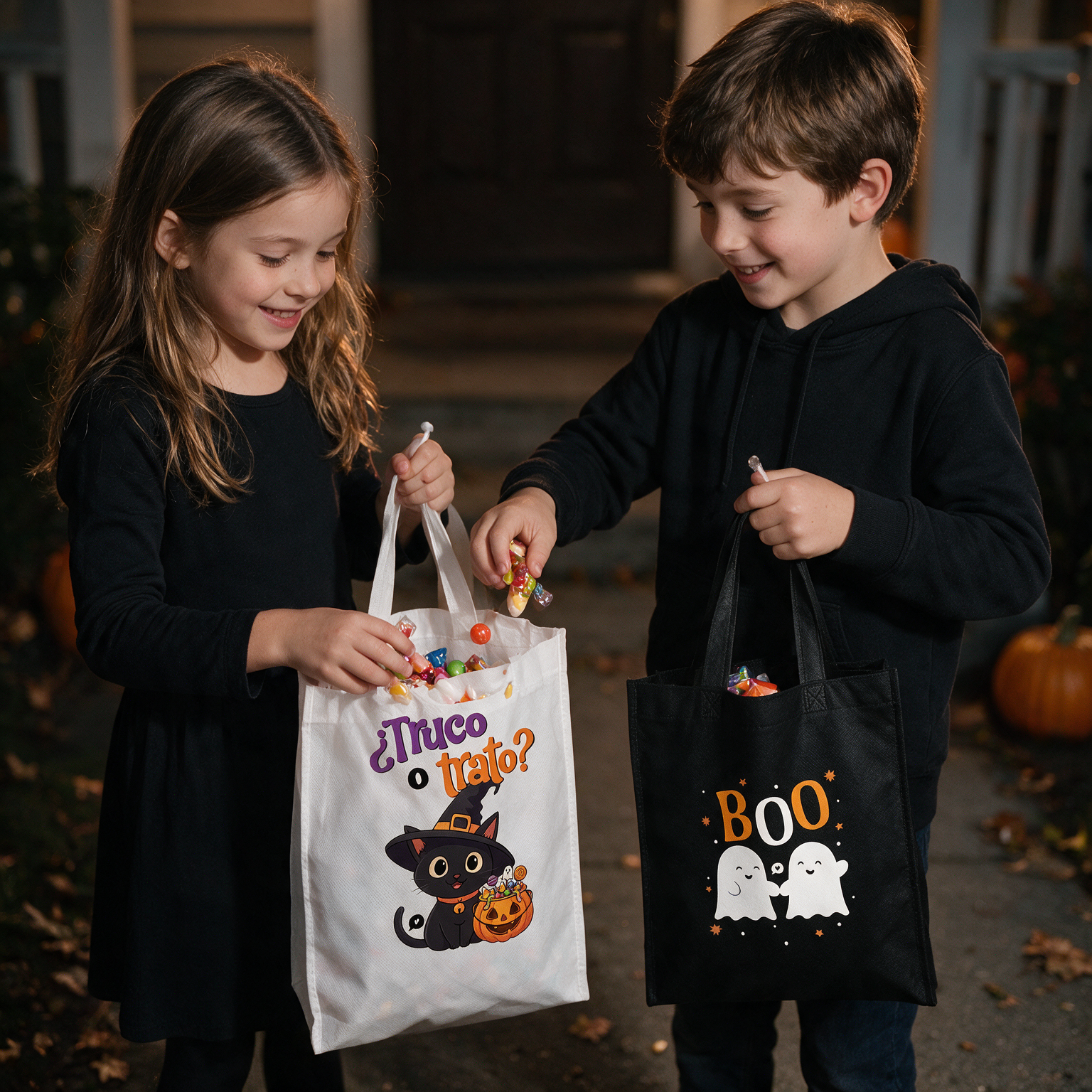 Pack 2 Bolsas para Dulces de Halloween | Lovely Story