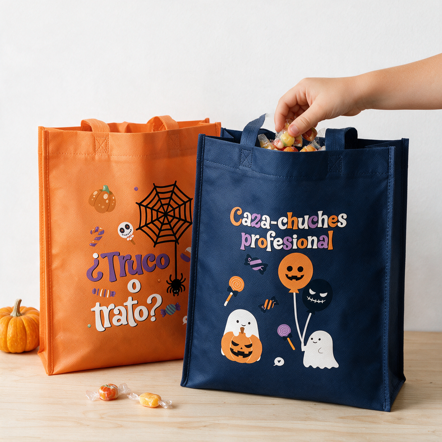 Pack 2 Bolsas para Dulces de Halloween | Lovely Story