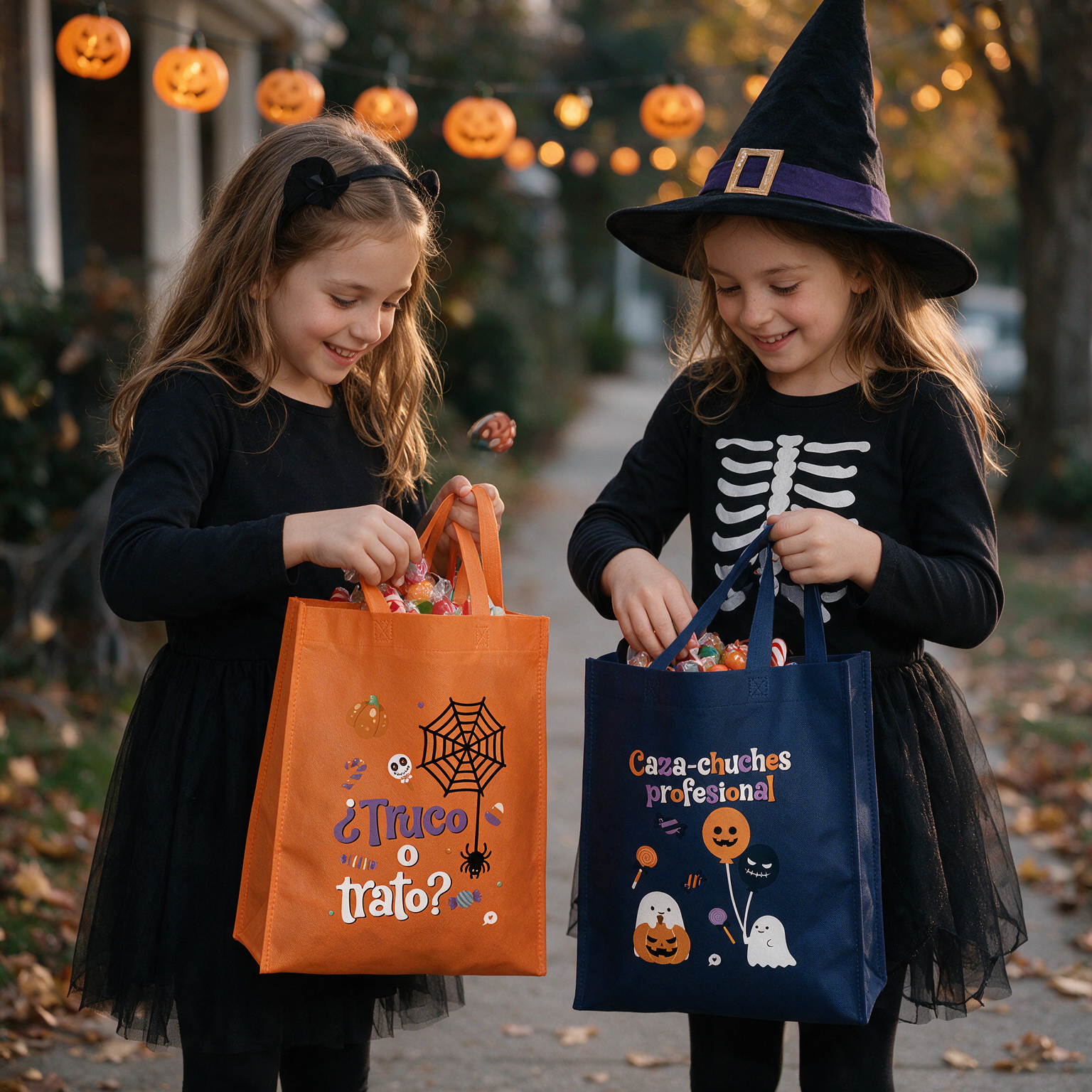 Pack 2 Bolsas para Dulces de Halloween | Lovely Story