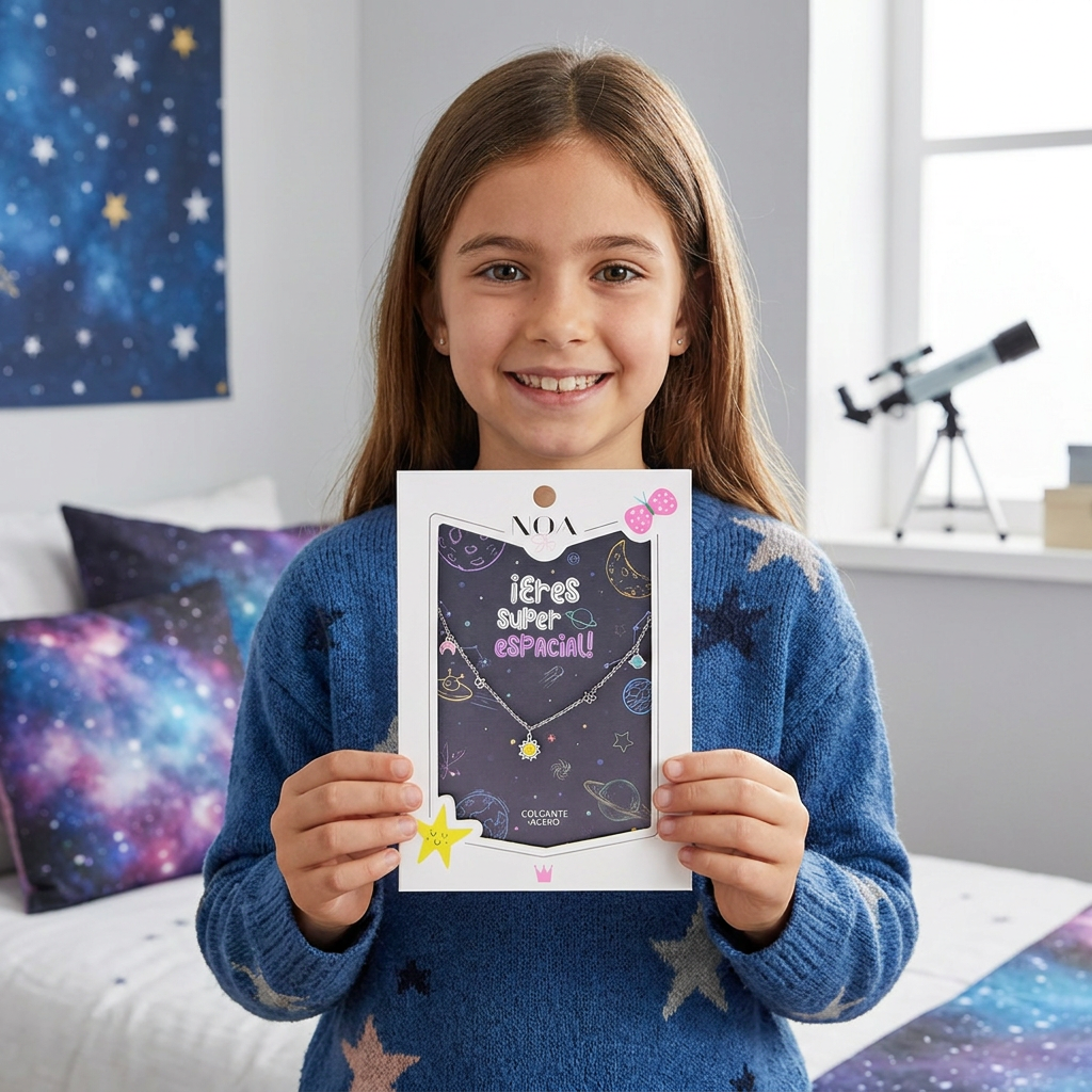 Colgante corazón de acero plateado - ¡Eres super espacial! - Silver