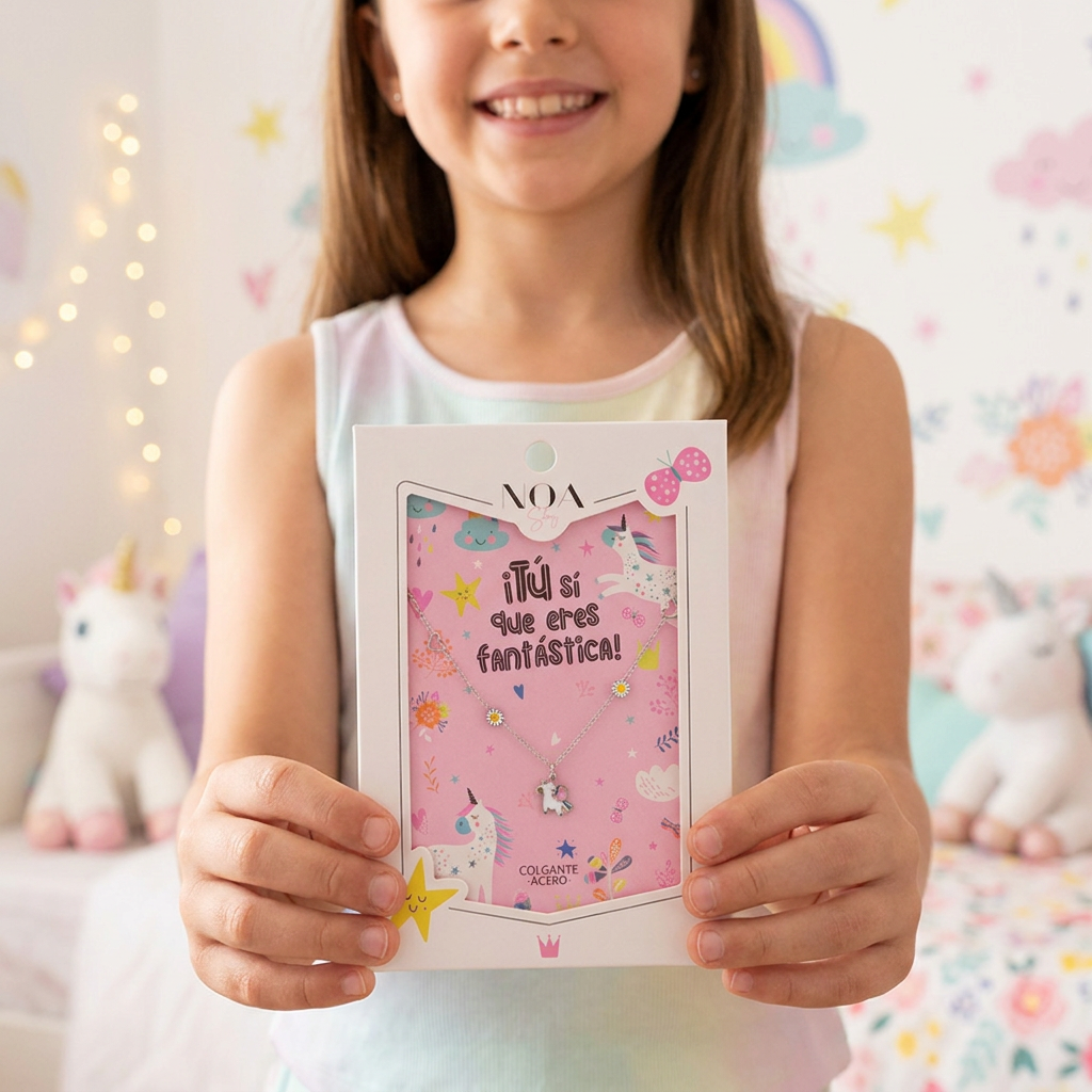Colgante corazón de acero plateado - ¡Tú sí que eres fantástica! - Silver