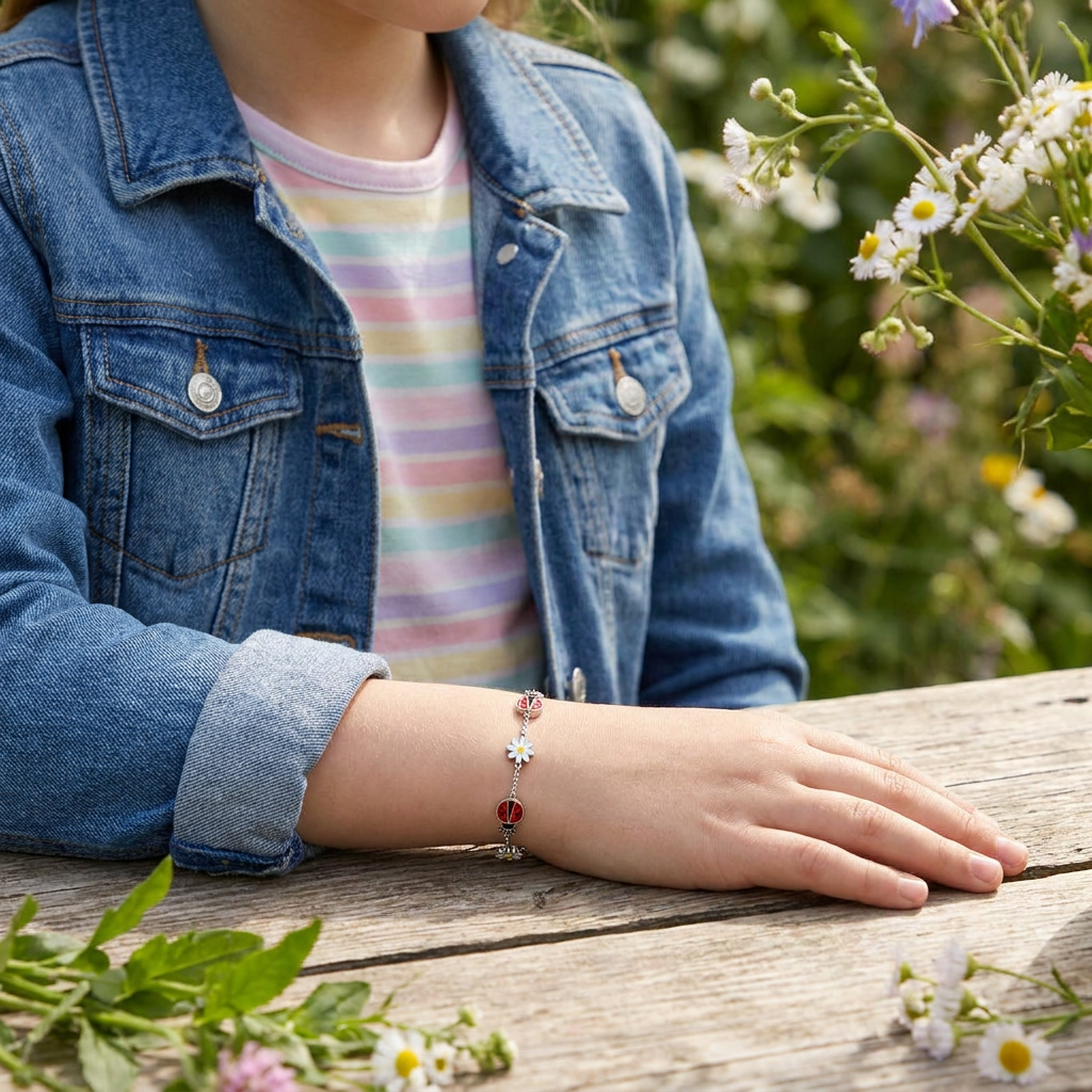 Pulsera corazón de acero plateado - ¡Que tu imaginación vuele lejos! - Silver