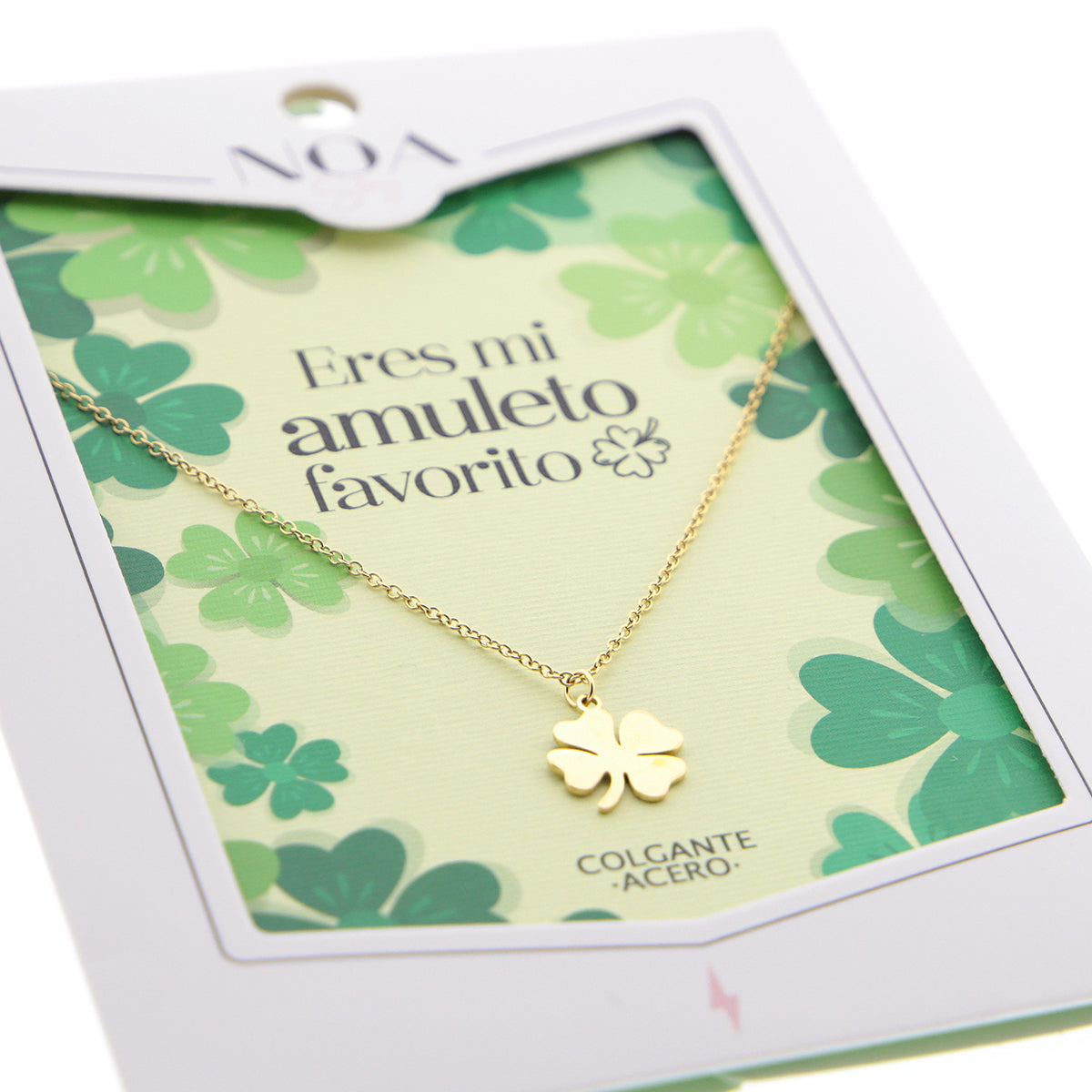 Colgante de acero dorado - Eres mi amuleto favorito