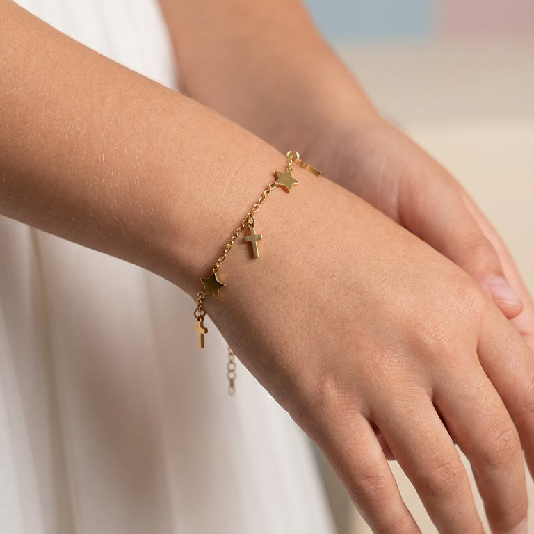 Pulsera Acero – Especial Comunión | Lovely Story