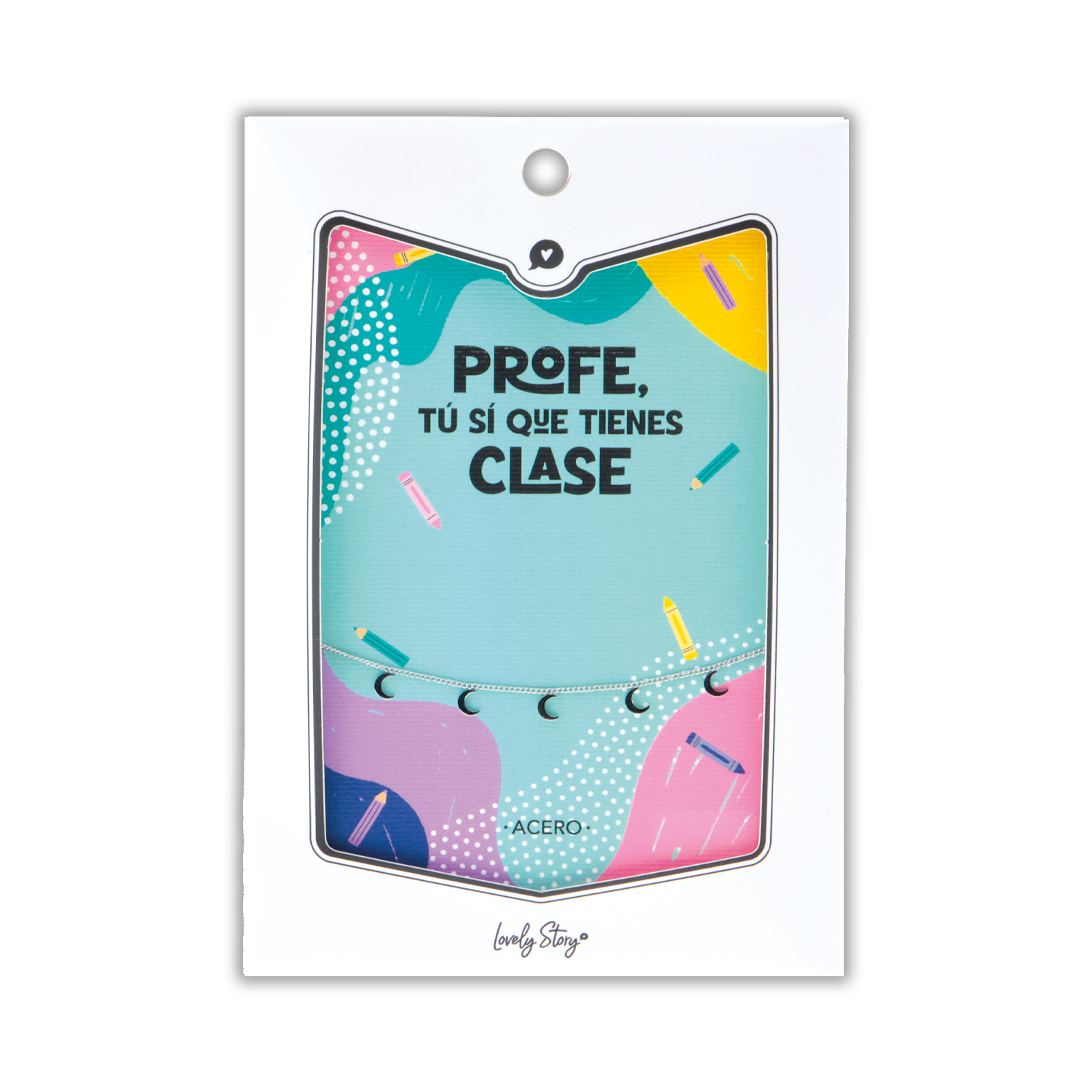 Pulsera Acero – Profe | Lovely Story