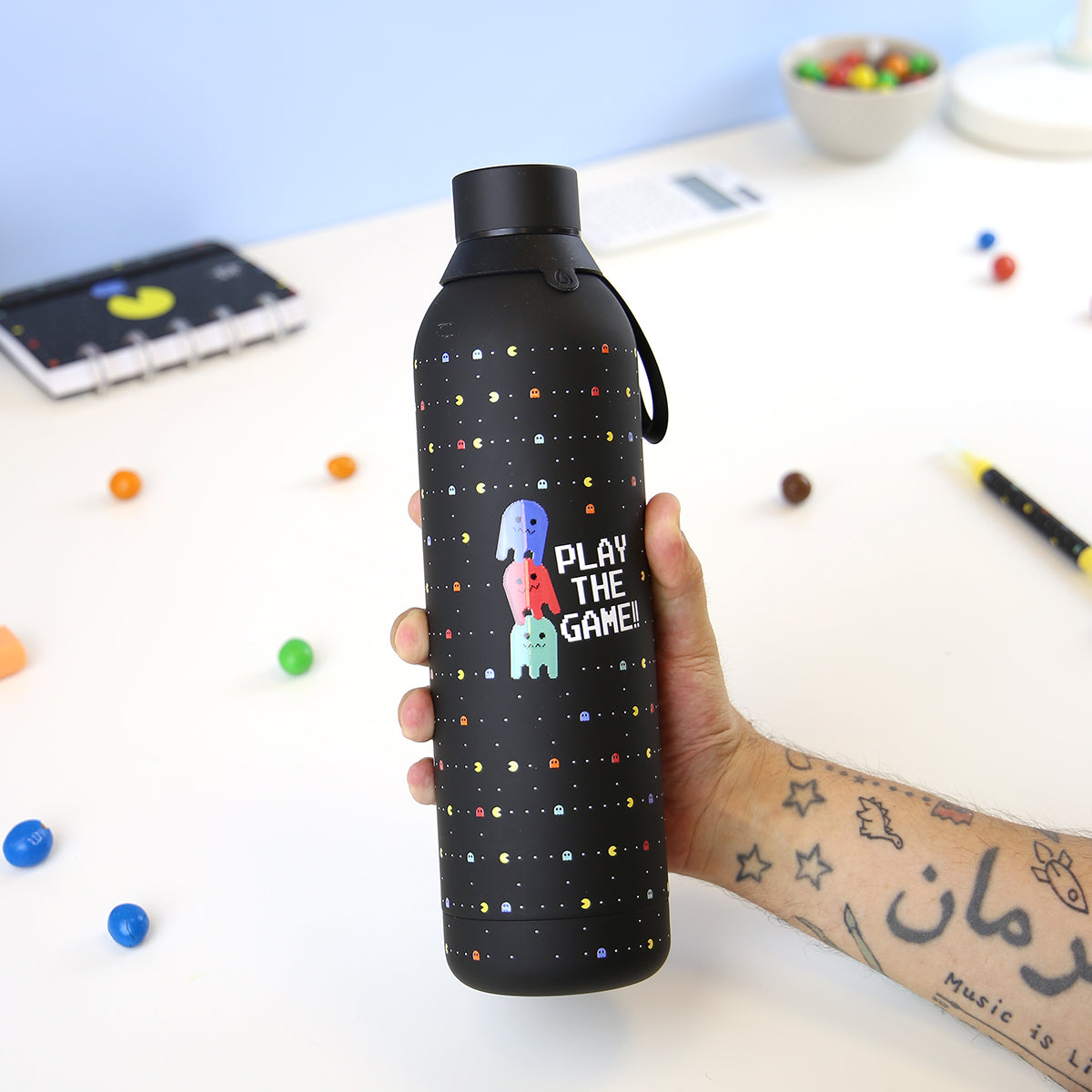 Botella acero inoxidable - Retro Pixel