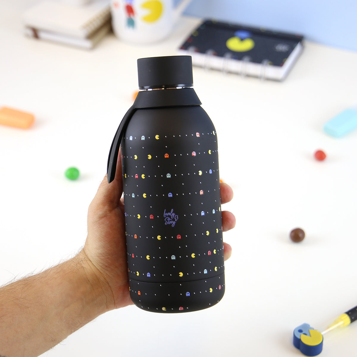 Botella acero inoxidable - Retro Pixel