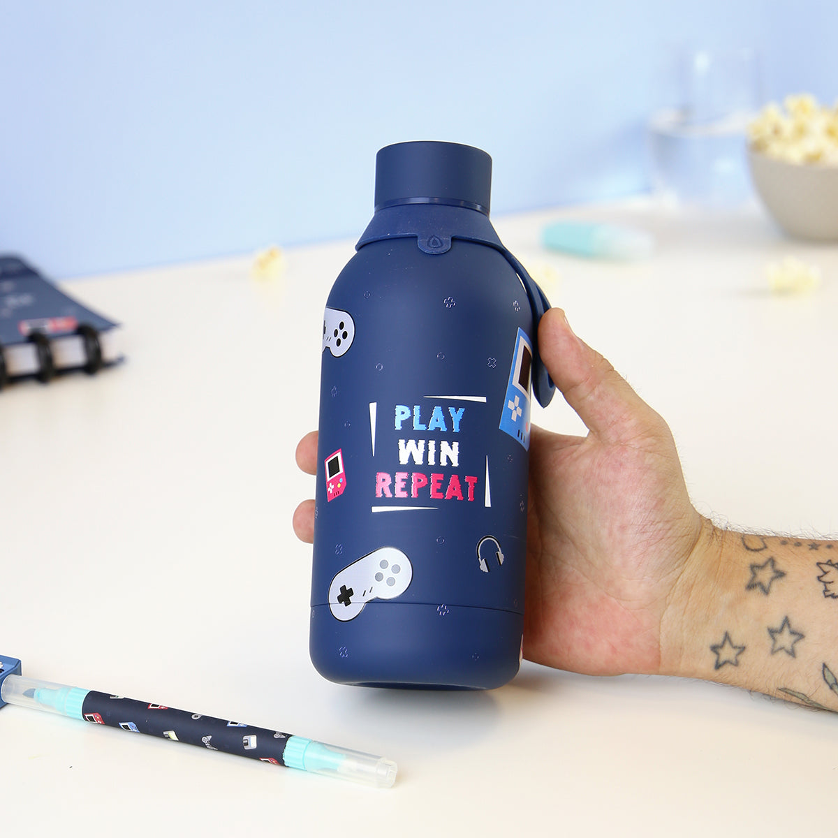 Botella acero inoxidable - Play Mode