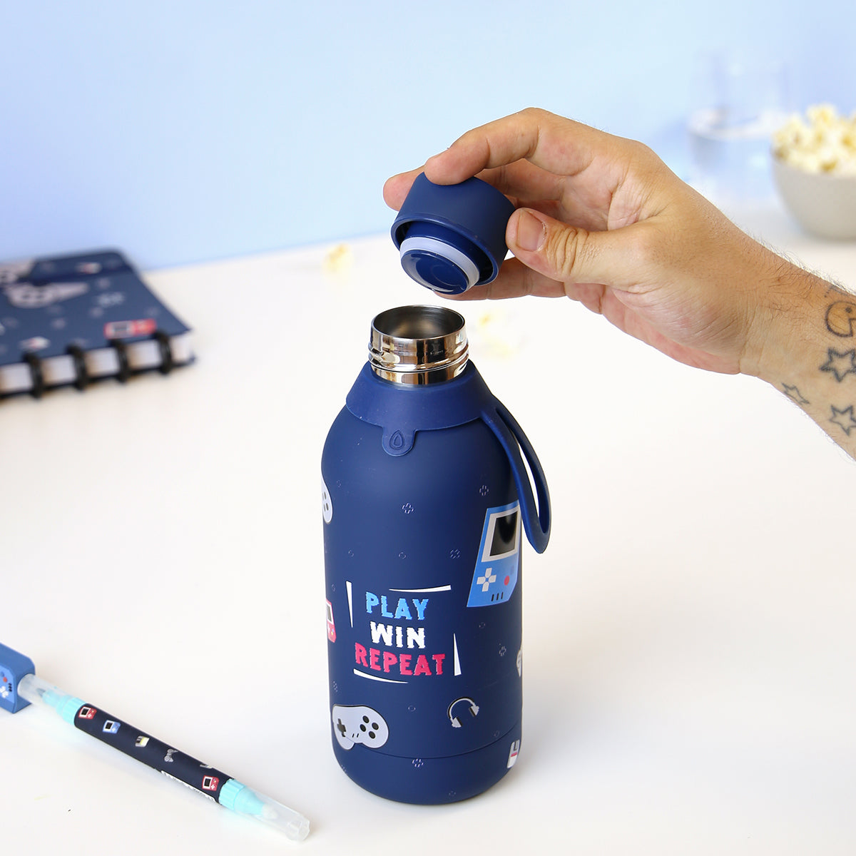 Botella acero inoxidable - Play Mode