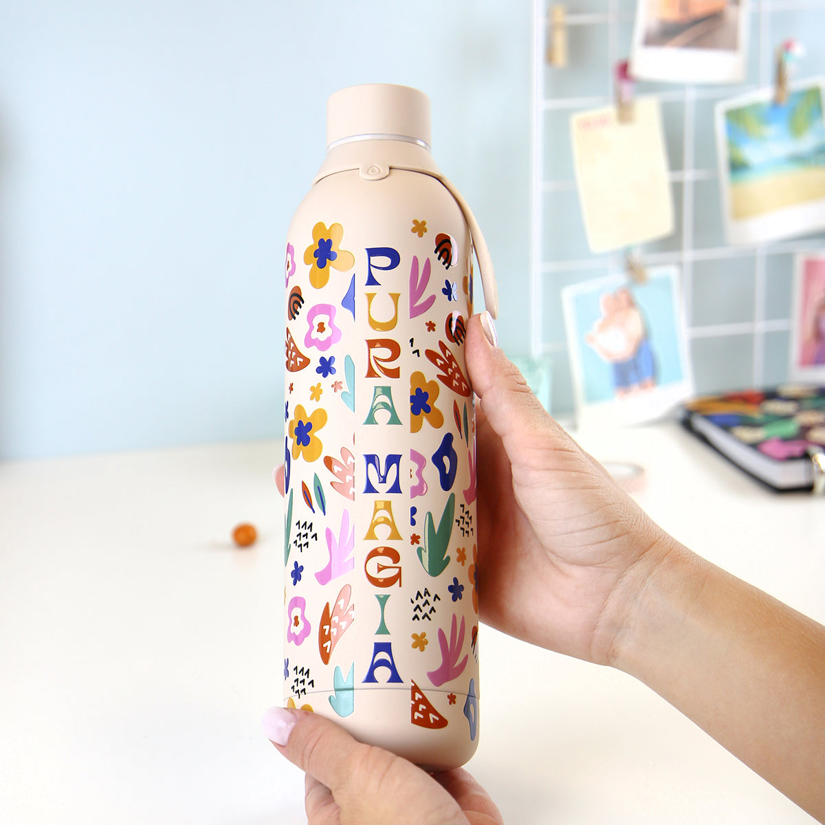 Botella acero inoxidable - Happy Bloom