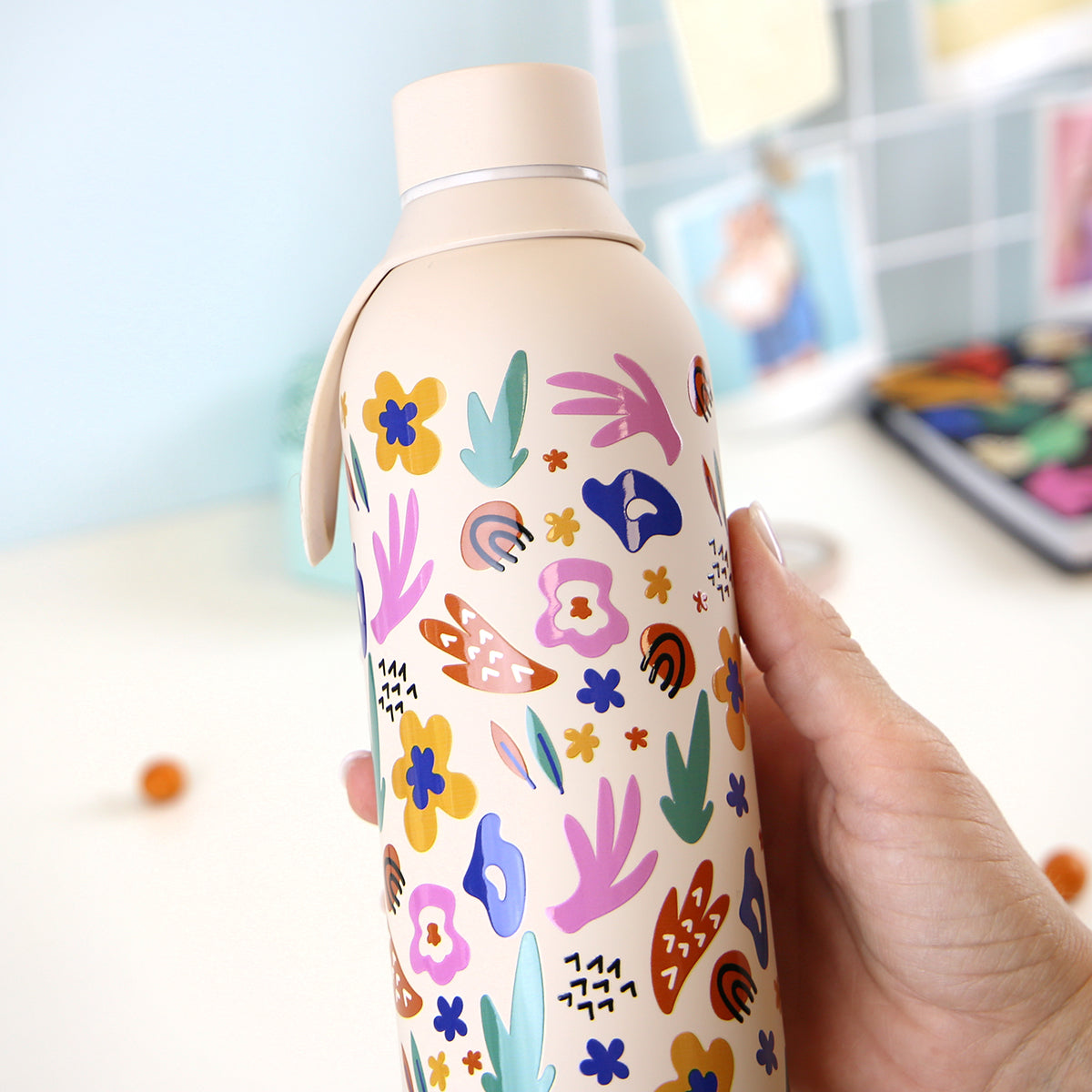 Botella acero inoxidable - Happy Bloom