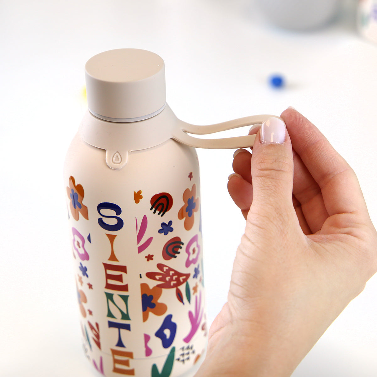 Botella acero inoxidable - Happy Bloom