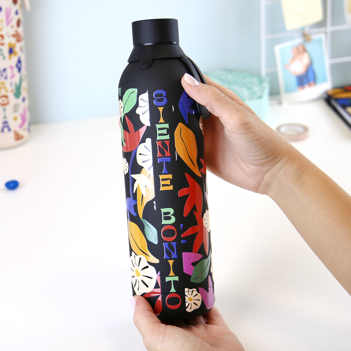 Botella acero inoxidable - Happy Bloom