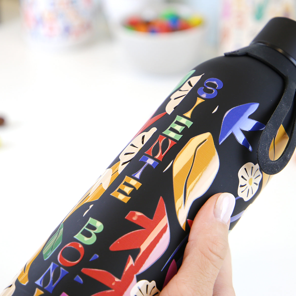 Botella acero inoxidable - Happy Bloom