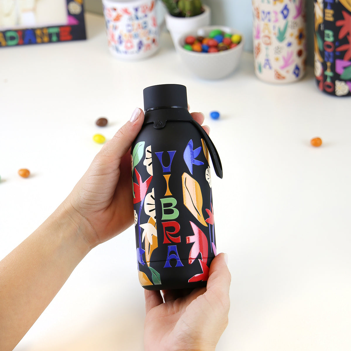 Botella acero inoxidable - Happy Bloom