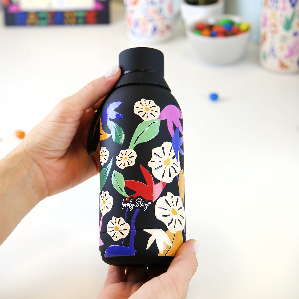 Botella acero inoxidable - Happy Bloom