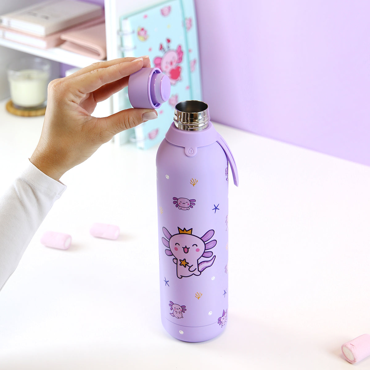 Botella acero inoxidable - Funny Axo