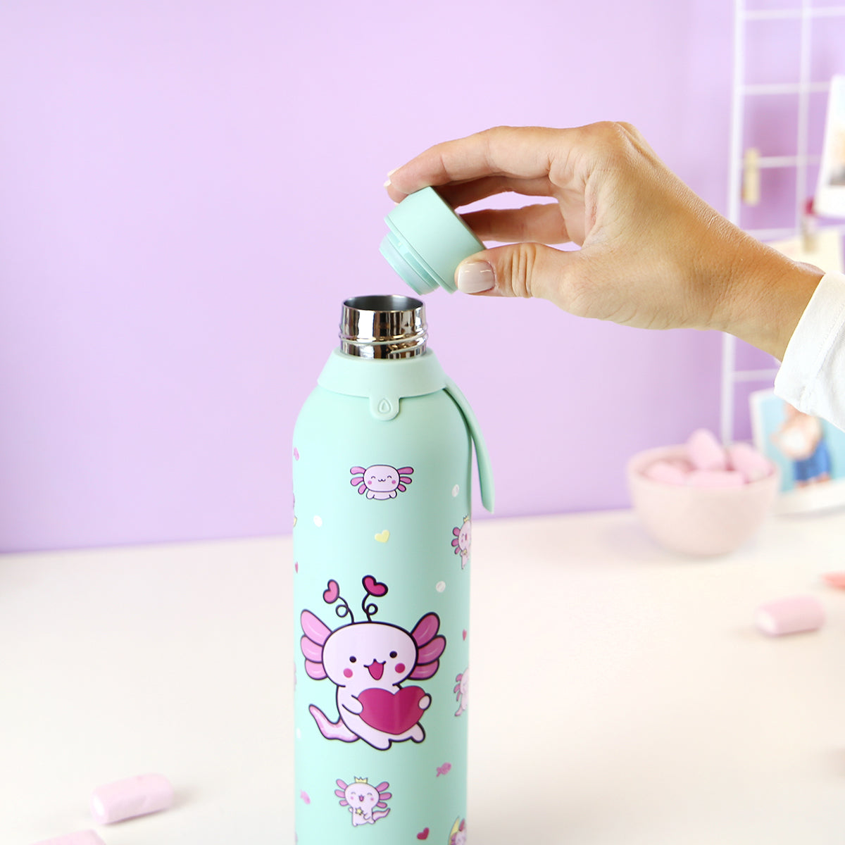 Botella acero inoxidable - Funny Axo