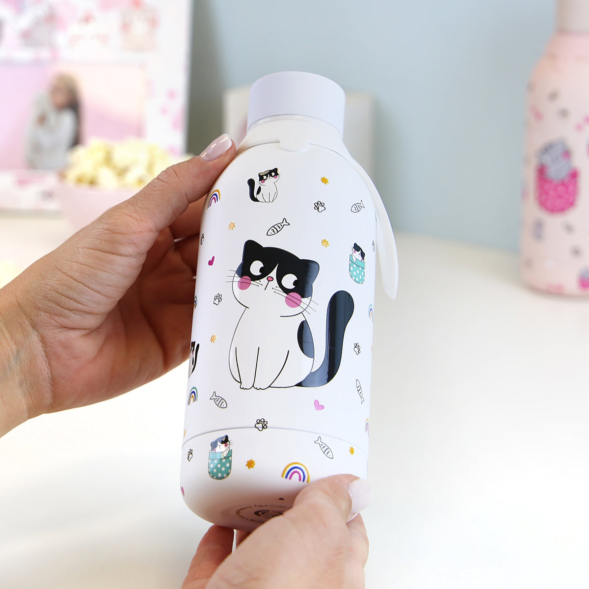 Botella acero inoxidable - Kitty World