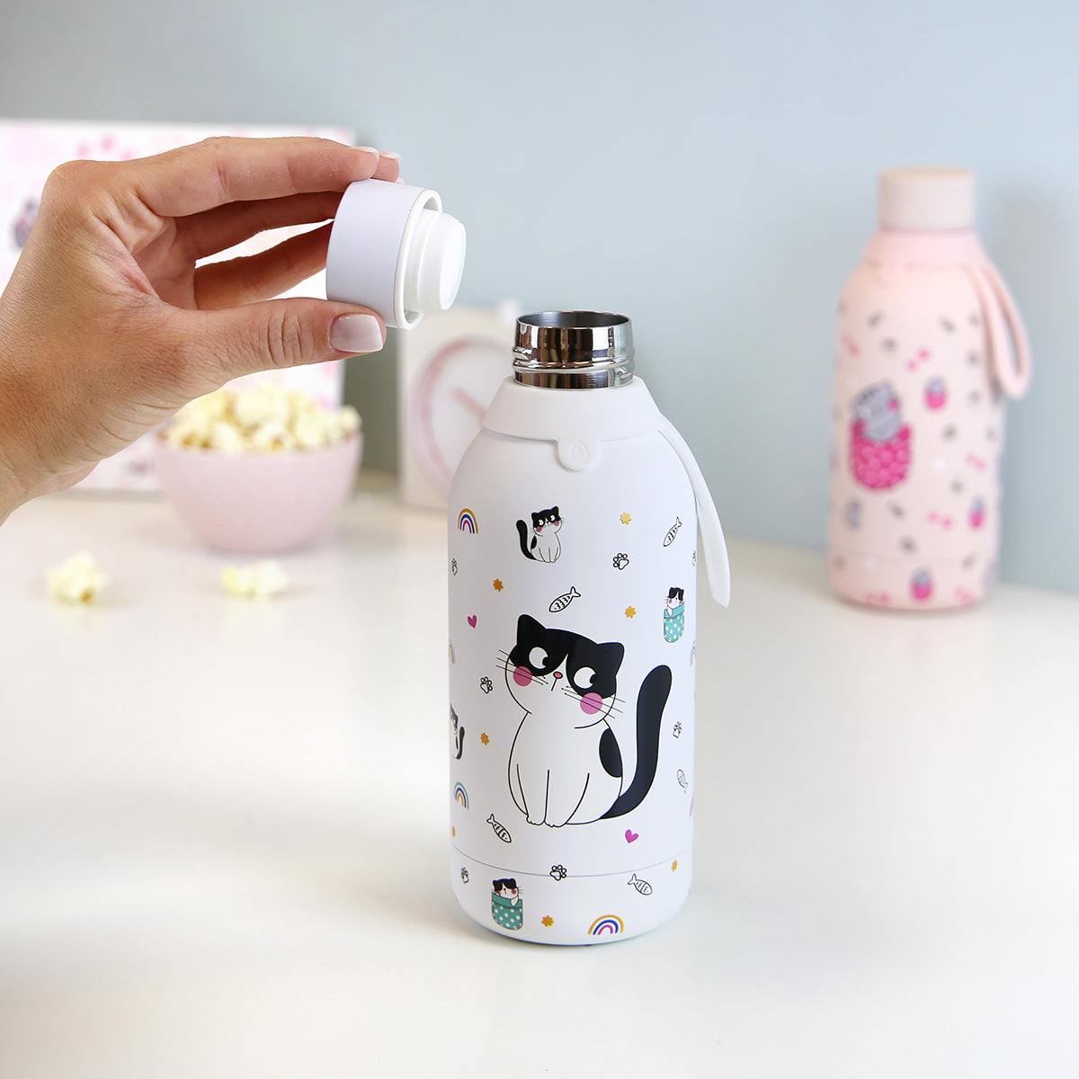 Botella acero inoxidable - Kitty World