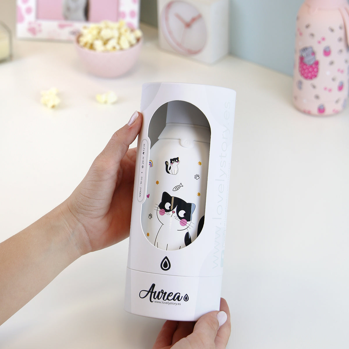 Botella acero inoxidable - Kitty World