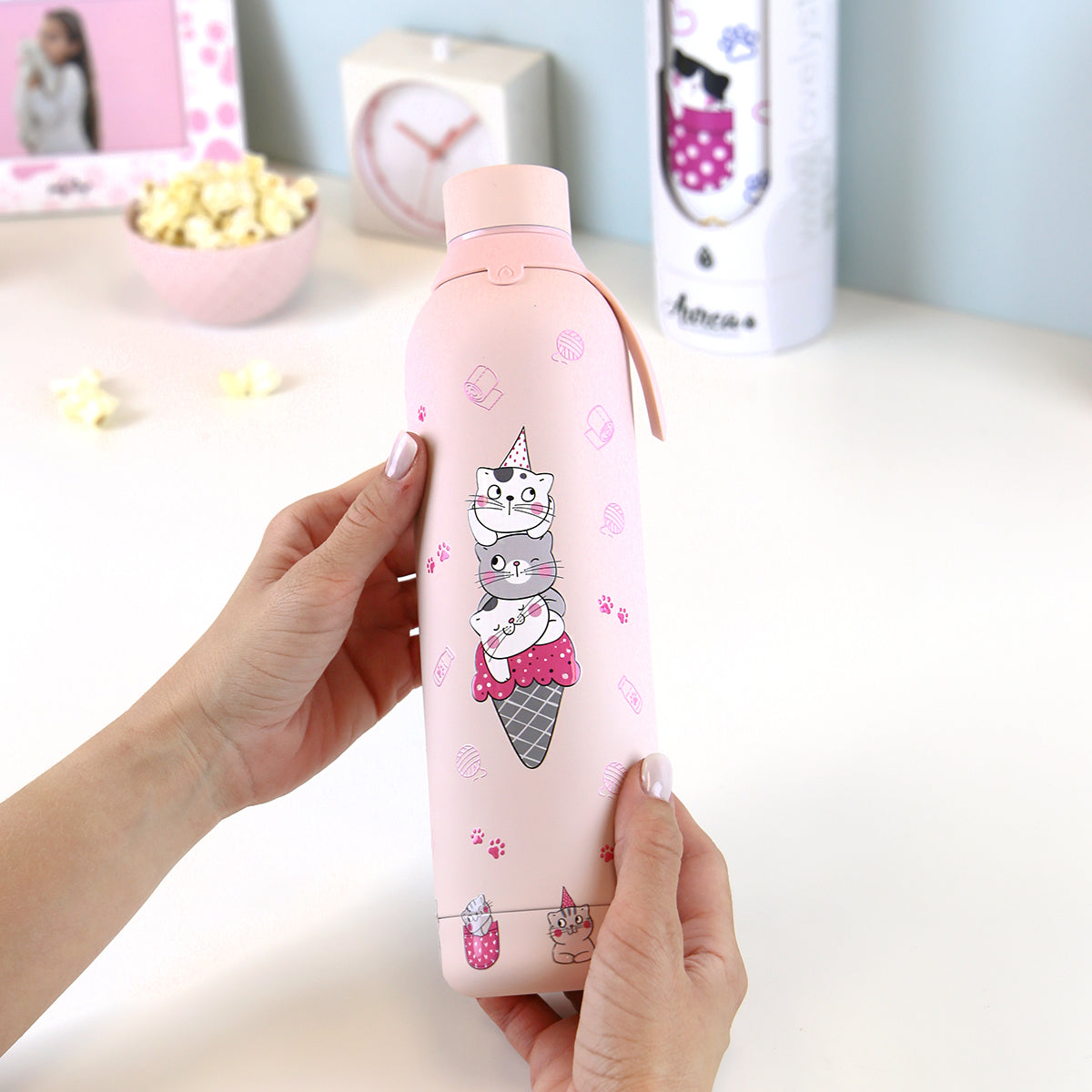 Botella acero inoxidable - Kitty World