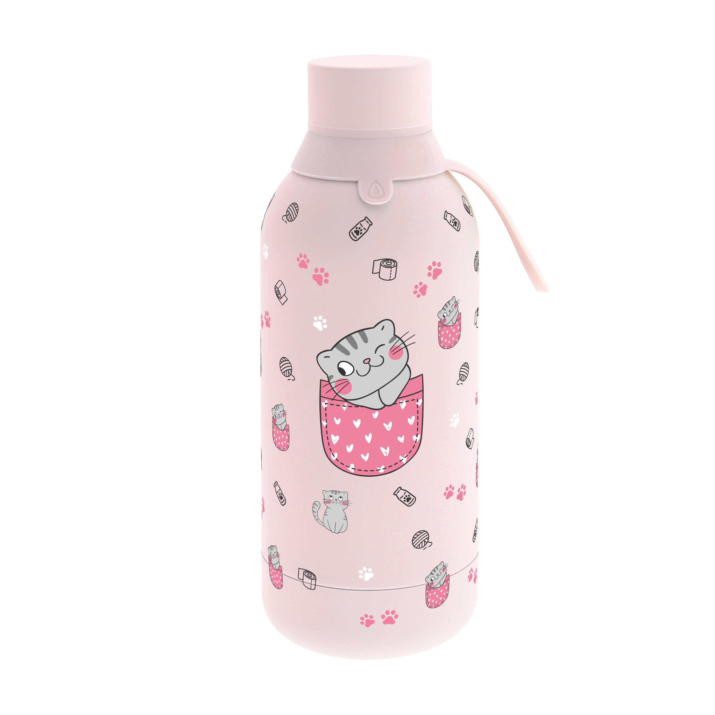 Botella acero inoxidable - Kitty World