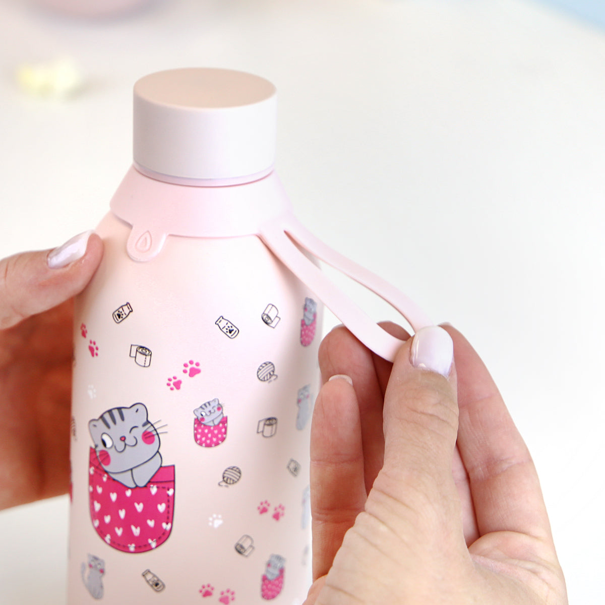 Botella acero inoxidable - Kitty World